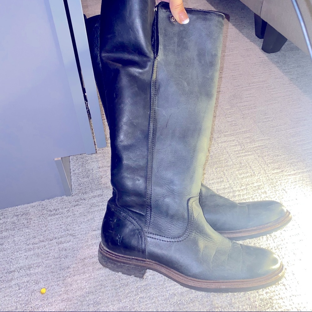 Frye warm faux fur insulated tall boots